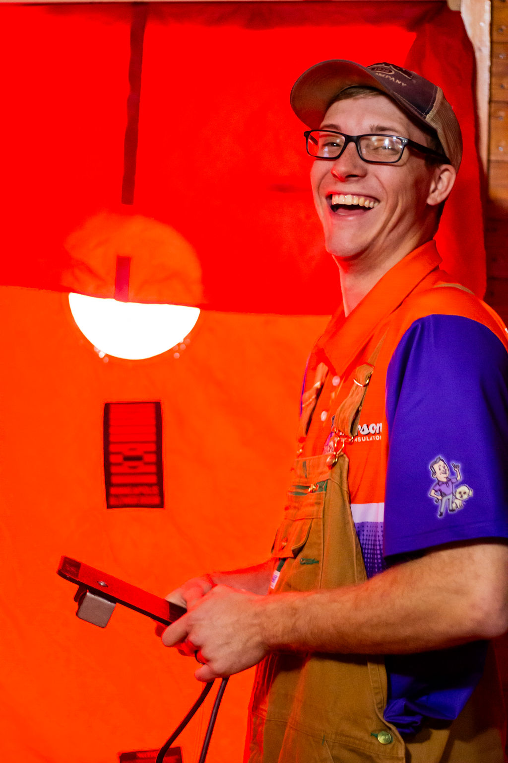 BPI Certified blower-door test