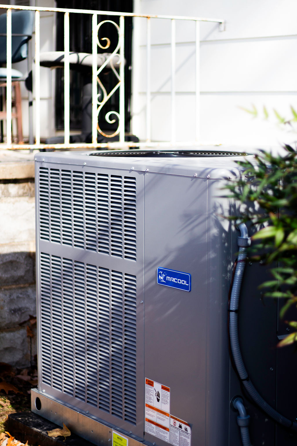 High-efficiency heat pump condenser installed by Anderson in Northwest Georgia