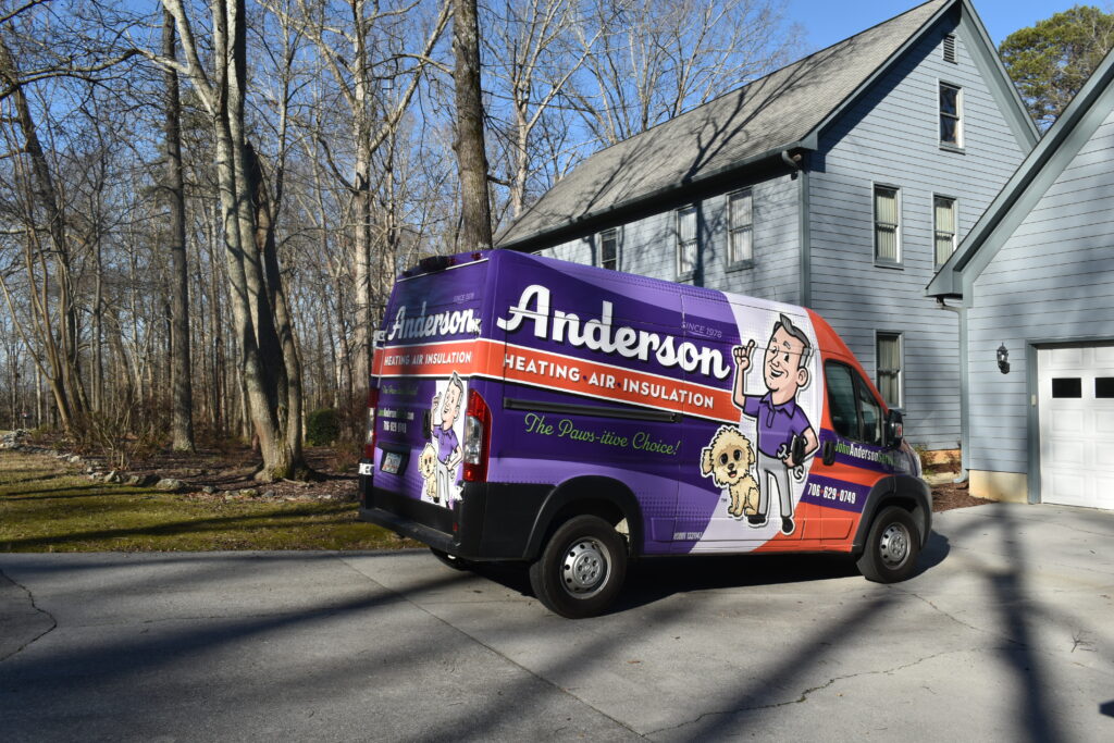 Anderson Heating, Air & Insulation Van